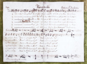 Das Autograph von Stille Nacht, Heilige Nacht von 1818. © Salzbuger Land Tourismus/Salzburg