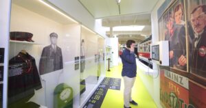 Blick in die Ausstellung © Wiener Linien/Johannes Zinner