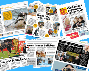 Druckfrisch am Markt: Das neue WBB mit Infos aus 23 Bezirken!