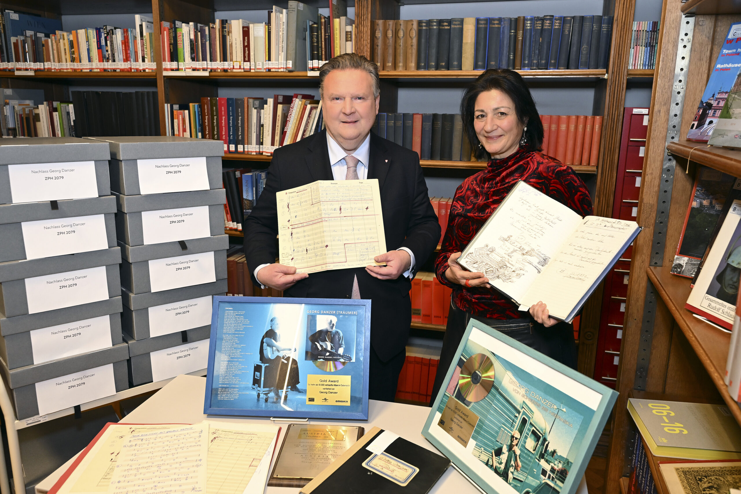 Jö schau: Danzers Nachlass bereichert Wien-Bibliothek