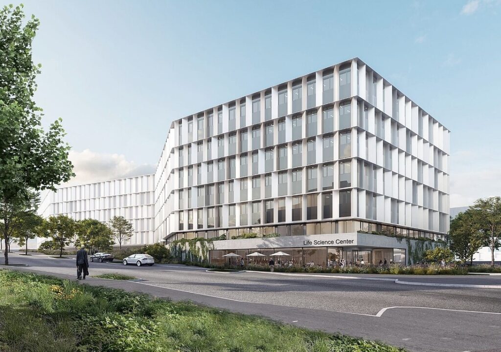 Das Life Science Center Vienna wird den dritten Bezirk zum Mittelpunkt internationalen Interesses machen. © Wirtschaftsagentur Wien/Kronaus Mitterer Architekten