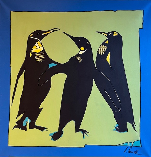 " Pinguine " von Herbert Wallner. © privat