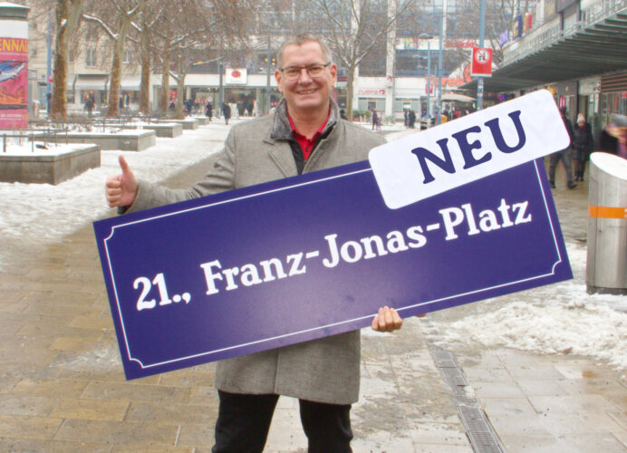 Alkoholverbot fix: Franz-Jonas-Platz wird klimafit umgestaltet