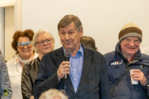 Bezirksvorsteher Erich Hohenberger bei Eröffnung.