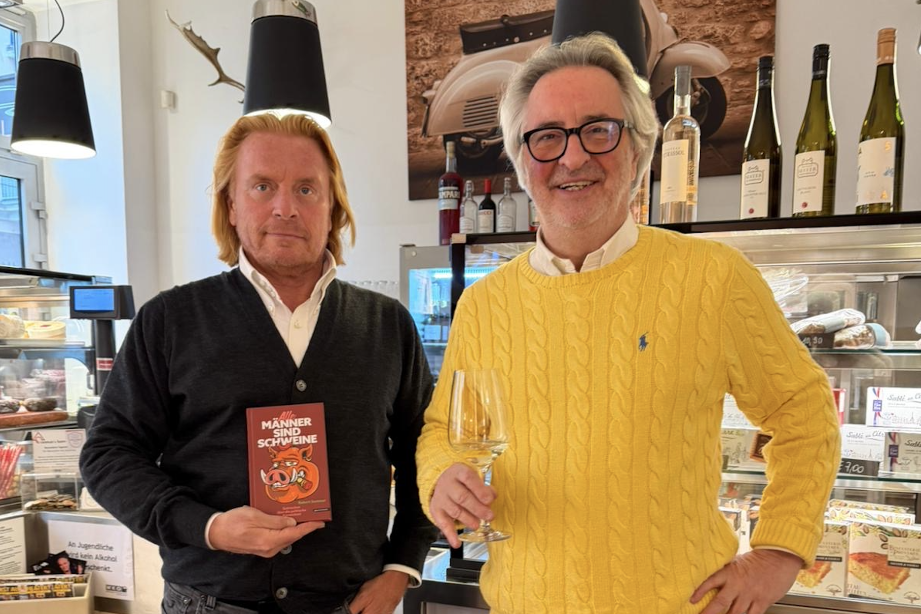 Robert Sommer im Per(R)Lage: Pointen, Prosecco & Delikatessen