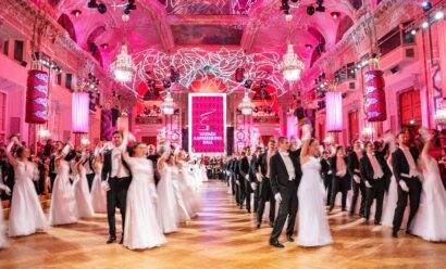 67. Kaffeesiederball: Hofburg wurde größtes Cafe der Welt