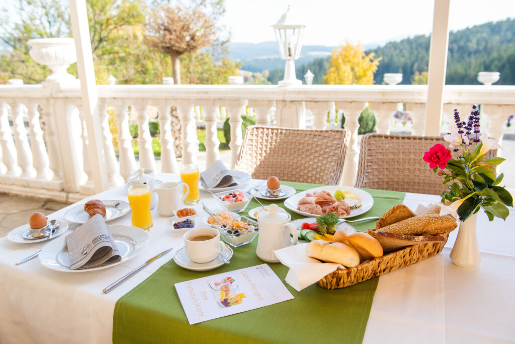 Frühstück im Joglland Hotel