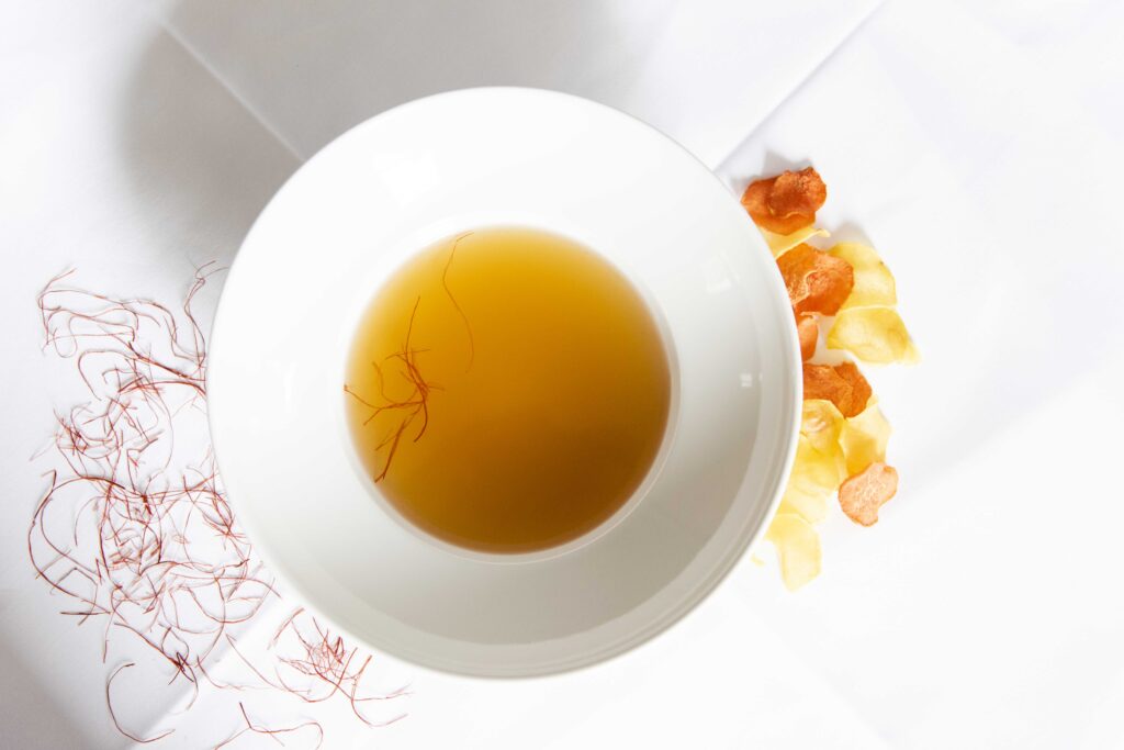 Klare intensive Fastensuppe à la Marienkron. © Marienkron / Sabine Hauswirth