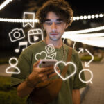 Social Media junger Mann Wahrnehmung_Freepik.com