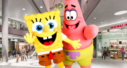 Triff SpongeBob und Patrick im Stadion Center!