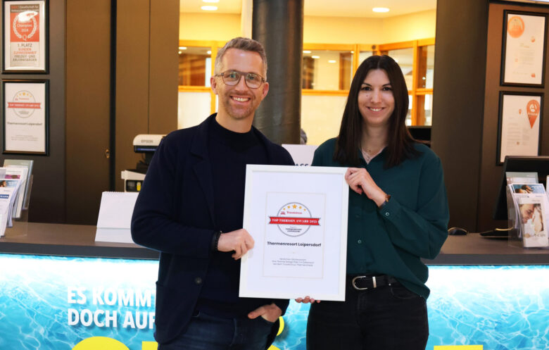 Thermenresort Loipersdorf holt Platz 1 beim Travelcircus Award 2025