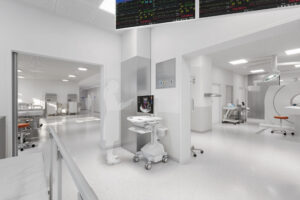 Visualisierung Schockraum ZNA © ARGE INA / archlab.de