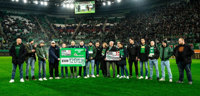 Rapid-Charity bringt 121.000 Euro für autistische Kinder