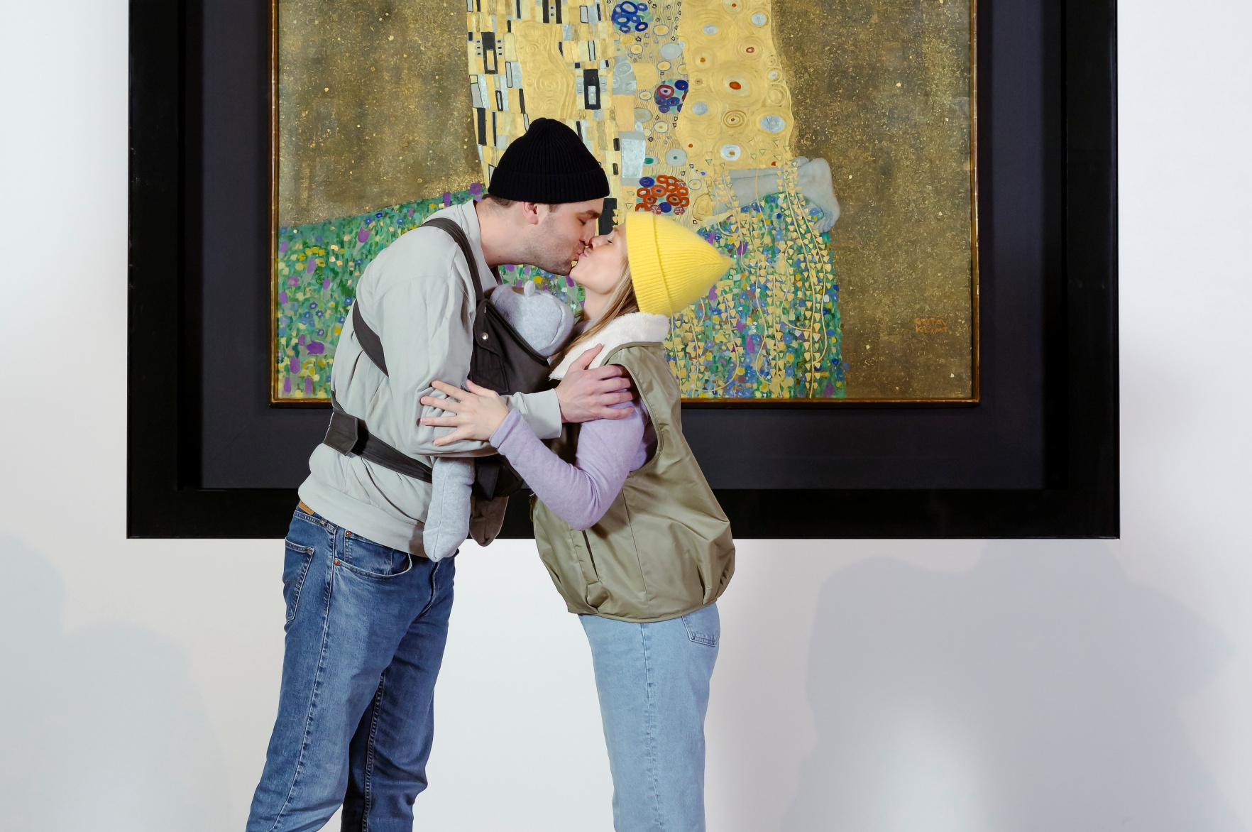 Valentinstag im Belvedere: Bussis vor Klimts Meisterwerk