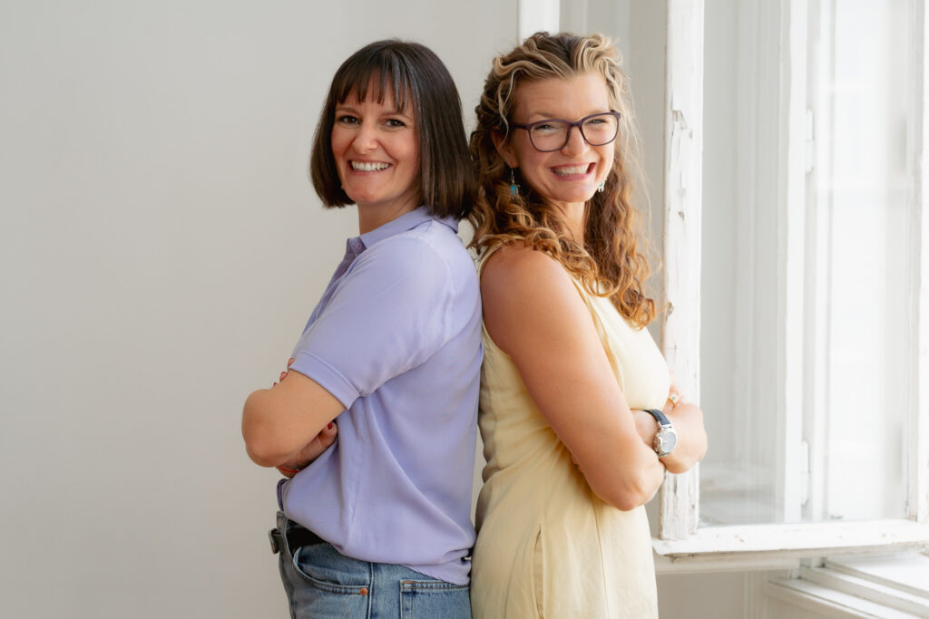 Yvonne Poul und Gina Eitelbös, Vorständinnen des Vereins Madita. © kenzigrafie