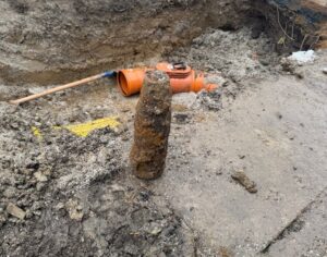 Alte Sprenggranate in Penzinger Kleingarten gefunden!