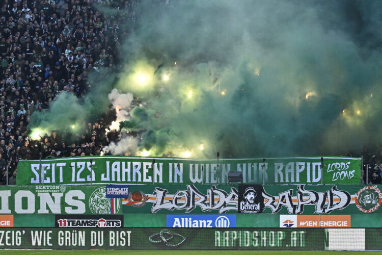 Rapid verniedlicht Fan-Randale: “Kleine Minderheit”