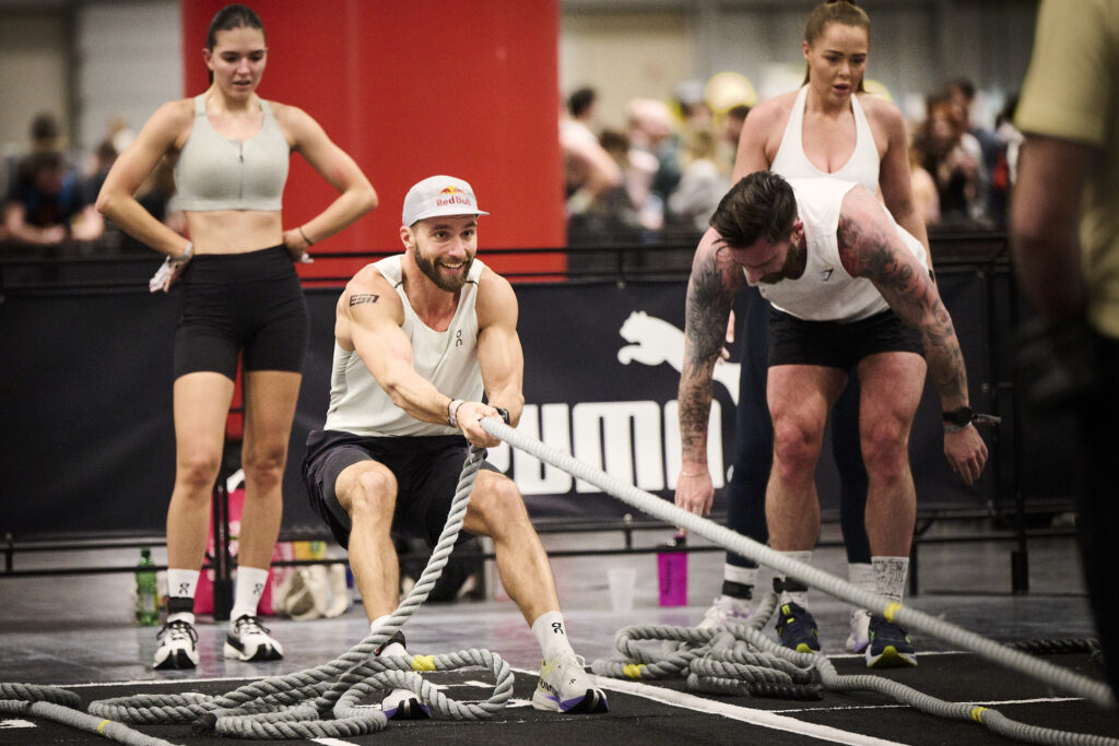 Red Bull Hyrox-Profi Alexander Rončević in Action. © Red Bull Content Pool/Philipp Carl Riedl
