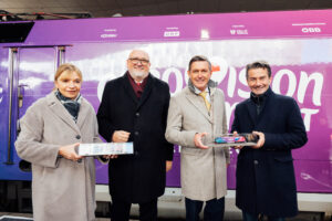 Eurovision Song Contest-Lok bringt ESC-Stimmung auf Schiene