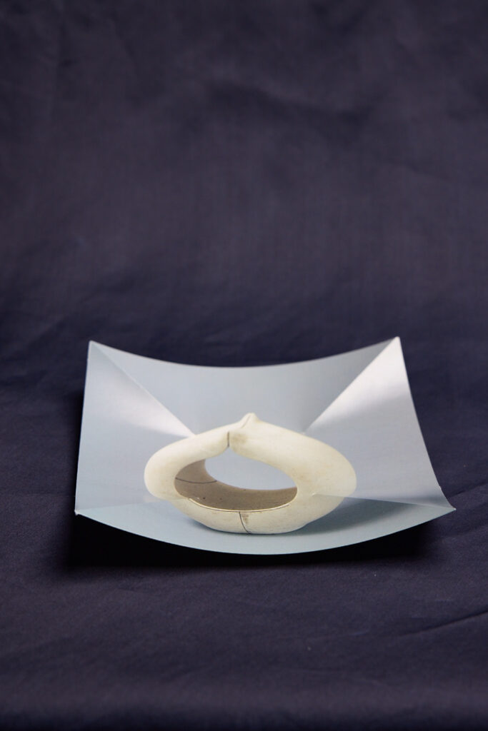 Elegante Schale aus Papier