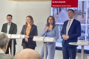 Radfahren am Ring wandert in die Nebenstraßen