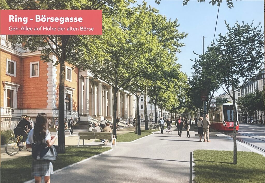 So wird der Bereich bei der Börse umgestaltet (Bild: Steiner).