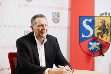 Voller Einsatz für Simmering: Bezirks-Chef Steinhart im Gespräch