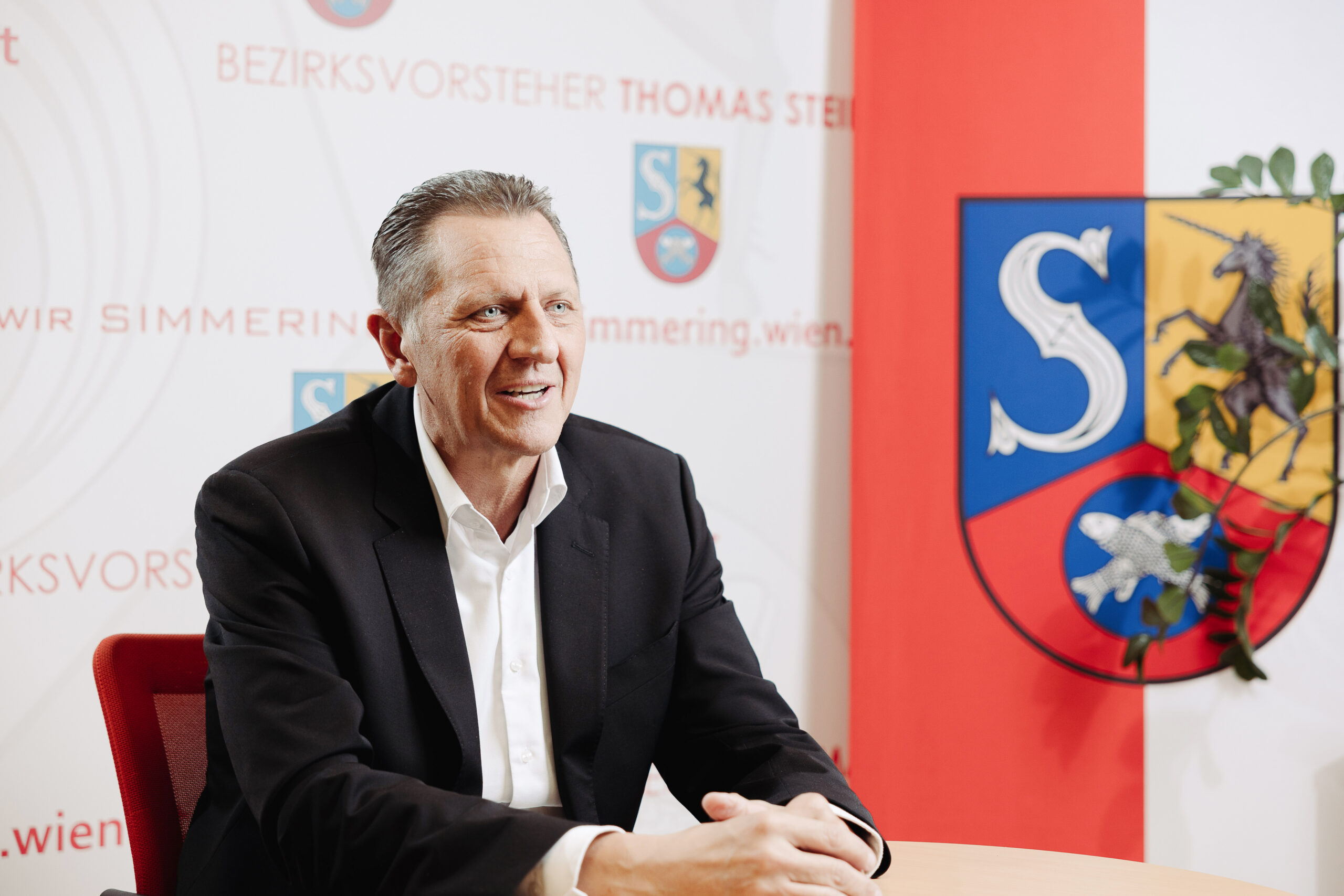 Voller Einsatz für Simmering: Bezirks-Chef Steinhart im Gespräch