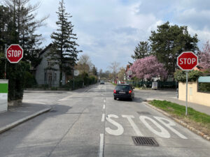 Die Unfall-Kreuzung in der Karl-Schwed-Gasse wird entschärft
