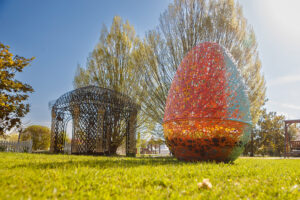 Ostermarkt und Frühlingsfest in Hirschstettens Blumengärten
