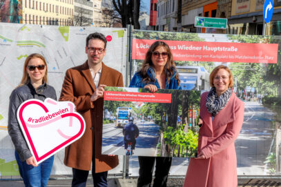 Wiedner Hauptstraße: Radweg-Lückenschluss wird umgesetzt