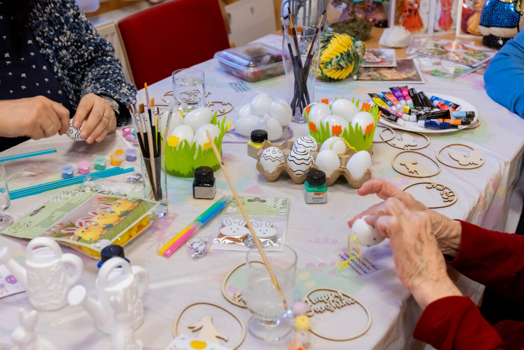 Ostern in den Häusern zum Leben