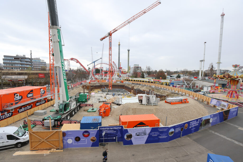 Baustelle Theater im Prater