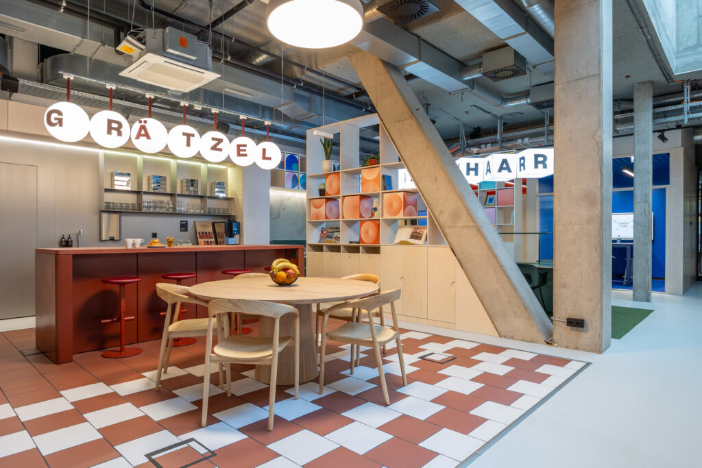 Eine gemeinschaftlich nutzbare Küche -Austausch im Grätzl. © The Social Hub Vienna