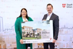 Viel Neues im Wienerfeld West: 1. Bauabschnitt fertig