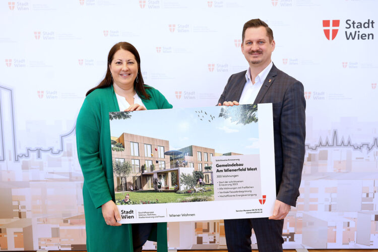 Viel Neues im Wienerfeld West: 1. Bauabschnitt fertig