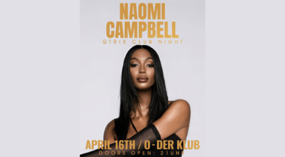 Naomi Campell als DJane bei der Gtrix Club Night