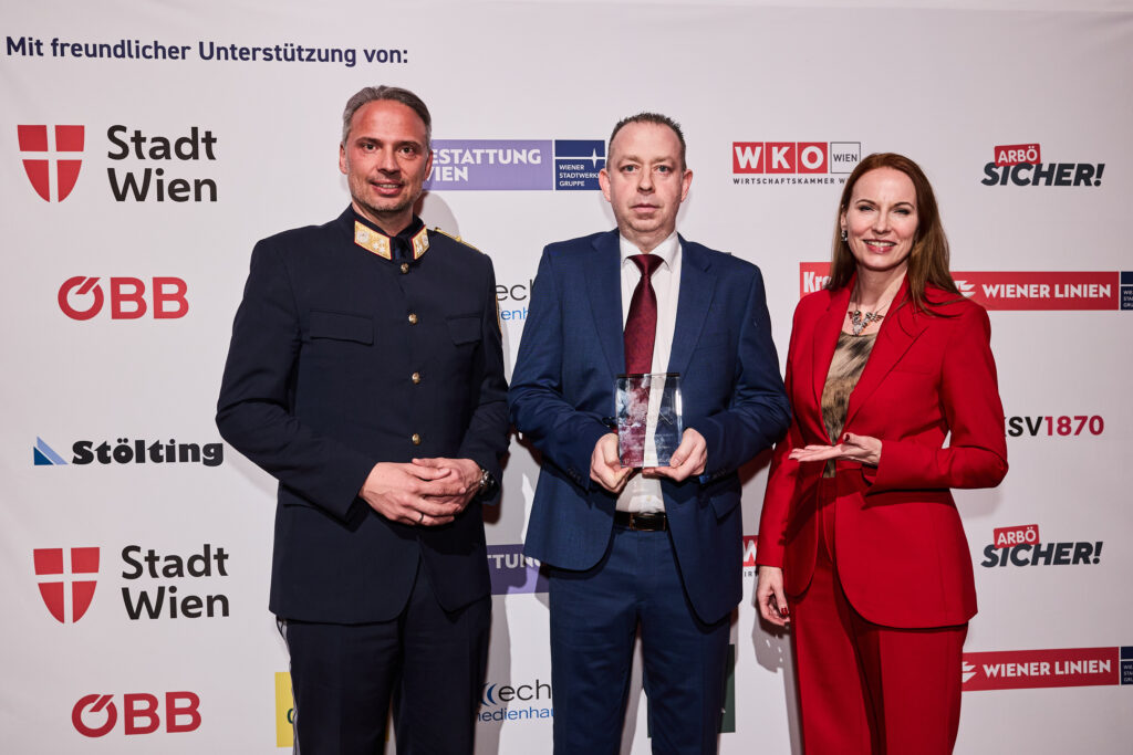 Besondere kriminalpolizeiliche Leistung: Chefinspektor Roman Schalek gesponsert von der ÖBB