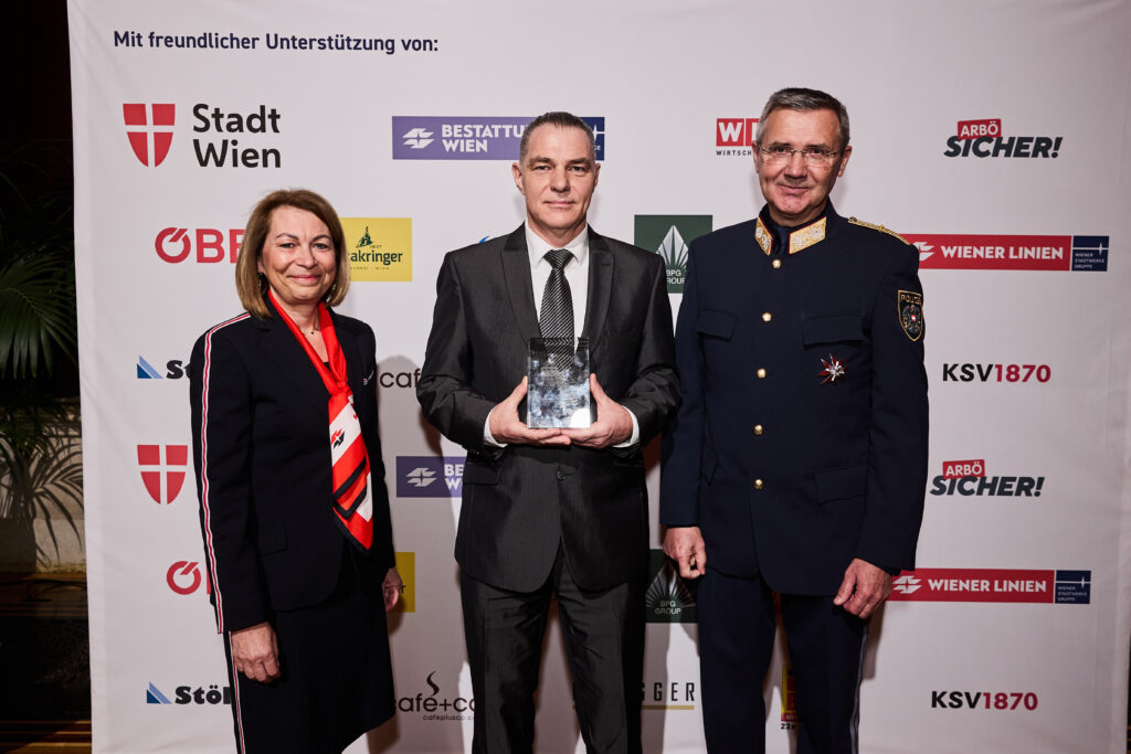 Besondere Verdienste auf dem Gebiet der Prävention, der Menschenrechte und des Opferschutzes gesponsert von den Wiener Linien