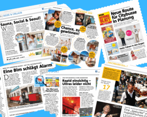 Druckfrisch am Markt: Das neue WBB mit Infos aus 23 Bezirken!