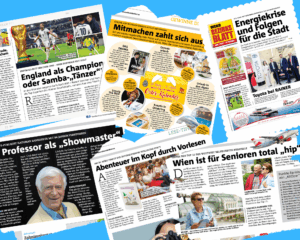 Druckfrisch am Markt: Das neue WBB mit Infos aus 23 Bezirken!