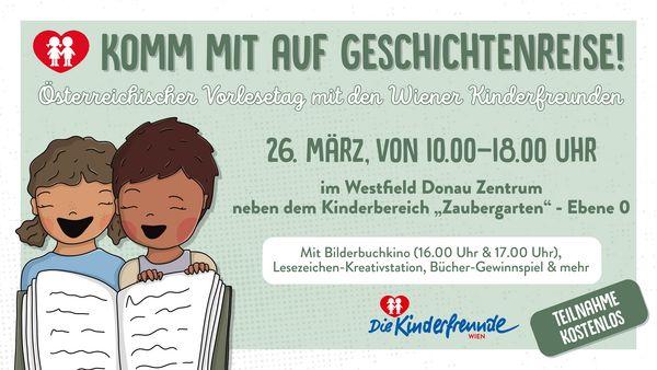 Wiener Kinderfreunde x Österreichischer Vorlesetag 2026