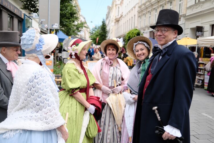 Flaniermarkt Neubaugasse bietet Kunst, Musik & Genüsse