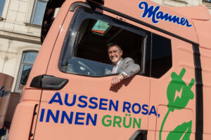 Auf Draht: Manner bringt jetzt einen E-LKW auf die Straße