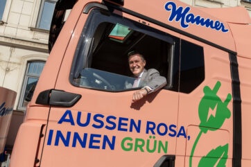 Auf Draht: Manner bringt jetzt einen E-LKW auf die Straße