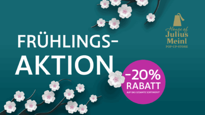 Julius Meinl Pop-Up lockt mit Frühlingsrabatten