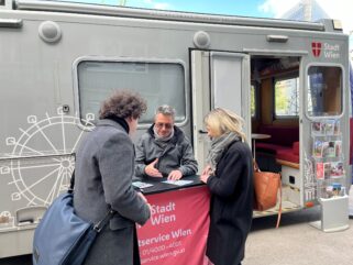 Beratung direkt im Grätzl: Das Stadtservice ist in Liesing vor Ort