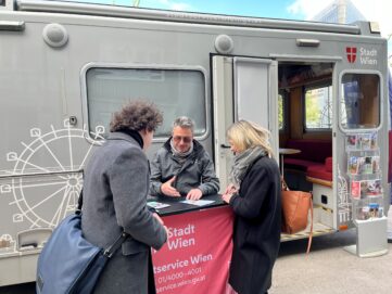 Beratung direkt im Grätzl: Das Stadtservice ist in Liesing vor Ort