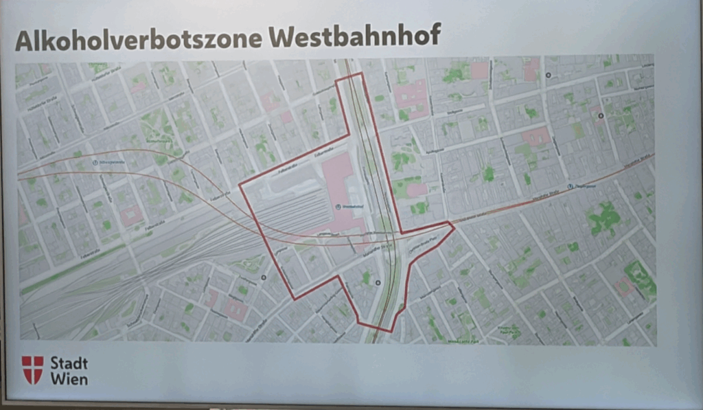 In diesem Bereich gilt Alkoholverbot im öffentlichen Raum © Berger