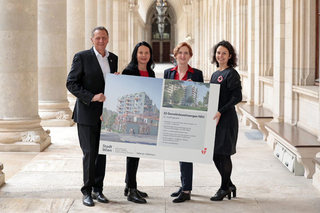 Thomas Steinhart, Ramona Miletic, Elke Hanel-Torsch und Katharina Klement (v.l.) © Stadt Wien/Martin Votava
